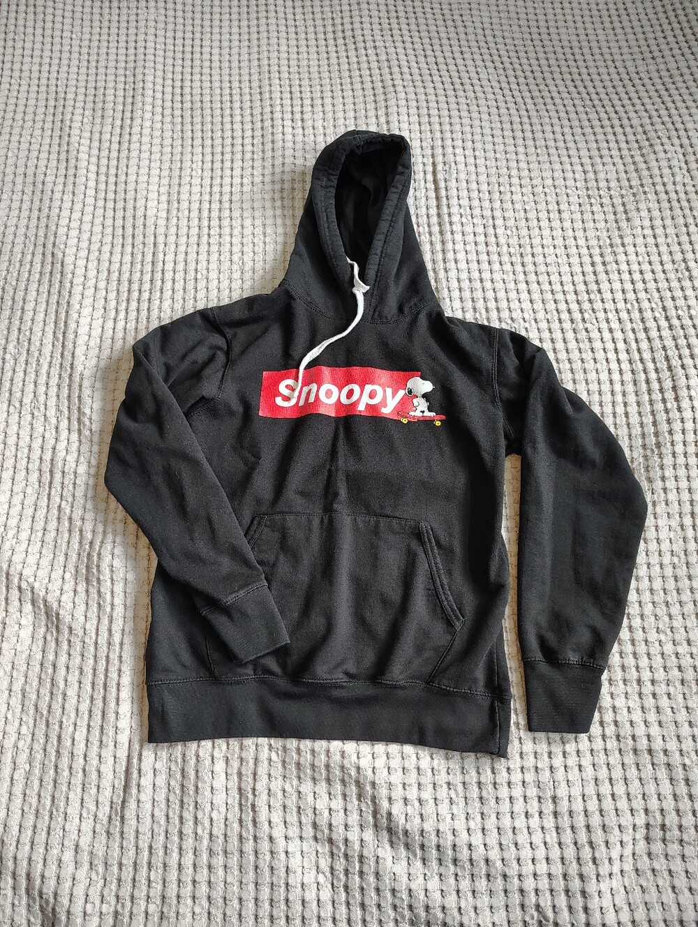 Black Licenced Snoopy Hoodie
